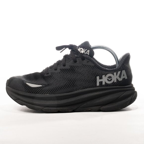 Size 7 - Hoka One One HOKA Clifton 9 GORE-TEX 2024 Triple Black W - Picture 4 of 10